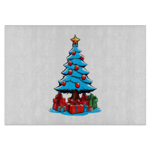 Frohe Weihnachten 3D Schneidebrett