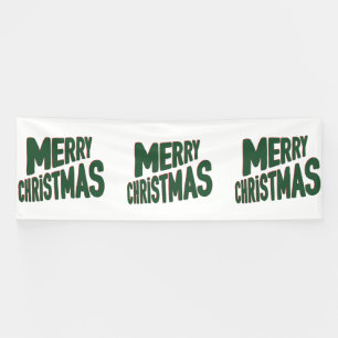 Frohe Weihnachten 4x12 Vinyl Banner