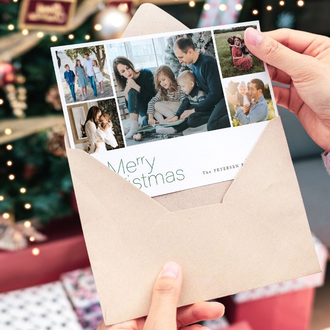 Frohe Weihnachten 5 Foto Collage modern (Von Creator hochgeladen)