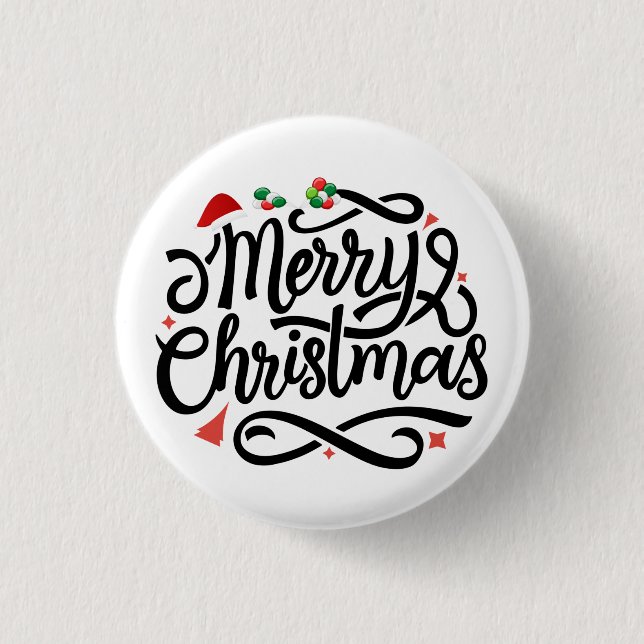 Frohe Weihnachten-61039 Button (Vorderseite)
