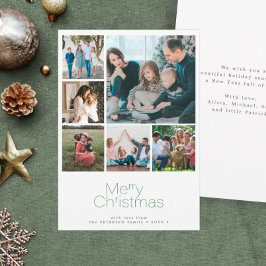 Frohe Weihnachten 6 Foto Collage modern