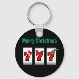 Frohe Weihnachten 777 Schlüsselanhänger