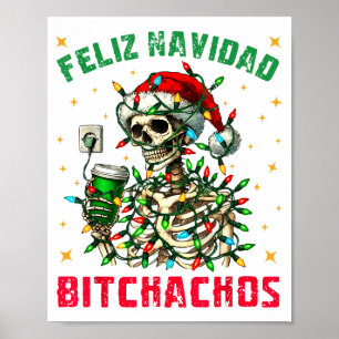 Frohe Weihnachten Achos-Shirt Merry Xmas Weihnacht Poster
