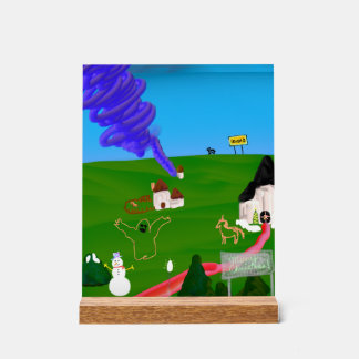 Frohe Weihnachten! Acrylschild