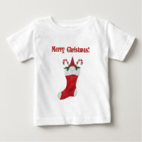 Frohe Weihnachten Adorable Gnome in Rotem Strumpf