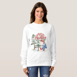 Frohe Weihnachten Adorable Holiday Design Sweatshirt