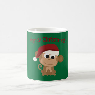 Frohe Weihnachten! Affe Kaffeetasse