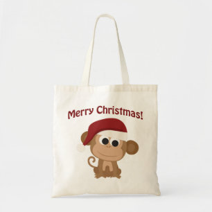 Frohe Weihnachten! Affe Tragetasche