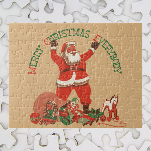 Frohe Weihnachten allen! Vintage-Weihnachtsmann