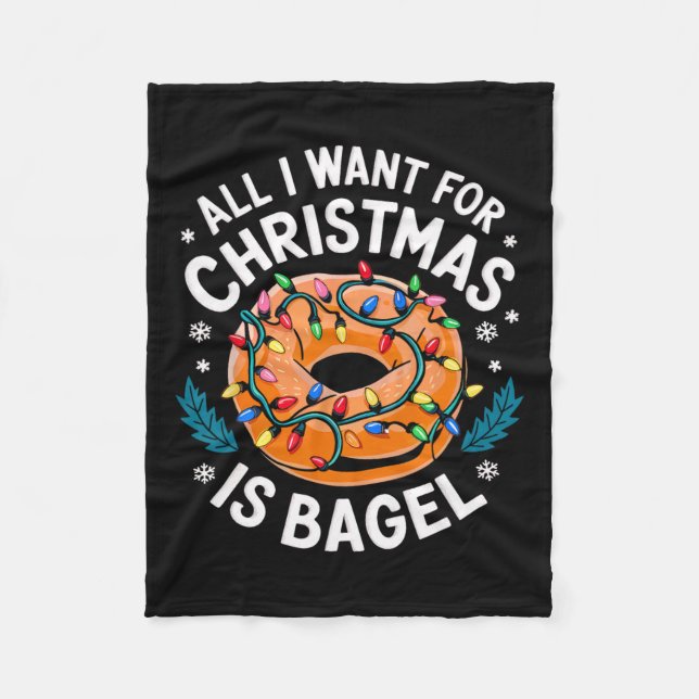 Frohe Weihnachten Alles, was ich für Weihnachten B Fleecedecke (Vorderseite)