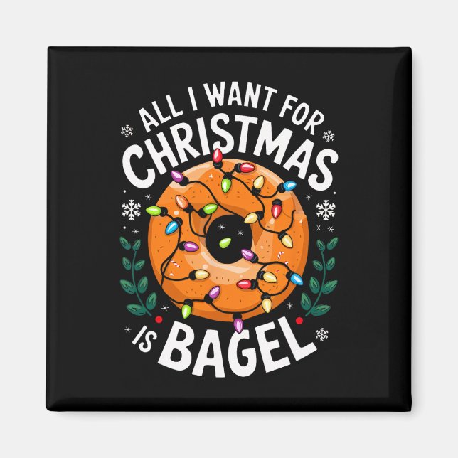 Frohe Weihnachten Alles, was ich für Weihnachten B Magnet (Vorne)