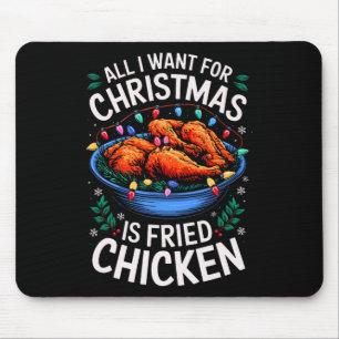 Frohe Weihnachten Alles, was ich für Weihnachtsgeb Mousepad