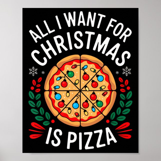 Frohe Weihnachten Alles, was ich Gewollt Weihnacht Poster (Vorne)