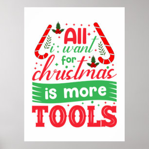Frohe Weihnachten Alles, was ich zu Weihnachten Ge Poster