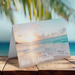 Frohe Weihnachten am schönen Strand von Mele Kalik