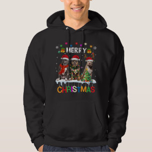 Frohe Weihnachten Amerikaner Bully Weihnachten Tre Hoodie