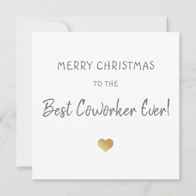 Frohe Weihnachten an besten Kollegen/Chef-Gold-Her (Vorderseite)