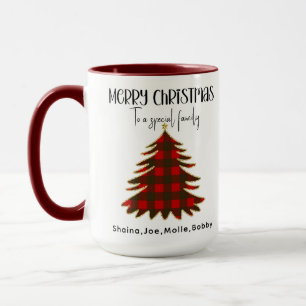 Frohe Weihnachten an die besondere Familie Weihnac Tasse