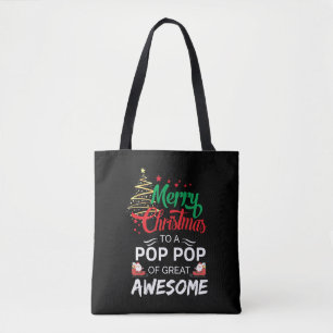 Frohe Weihnachten an einen Pop Pop von Great Phant Tasche
