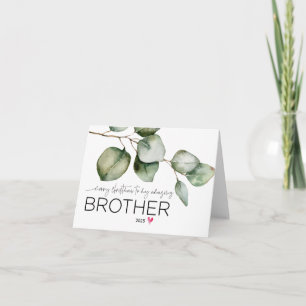 Frohe Weihnachten an meinen Bruder Niedliche Gesch Karte