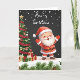 Frohe Weihnachten an meinen Freund & skurrile Grüß Karte