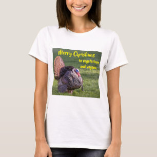 Frohe Weihnachten an Vegetarier und Veganer T-Shirt