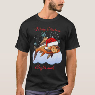 Frohe Weihnachten Angler Kumpel T-Shirt