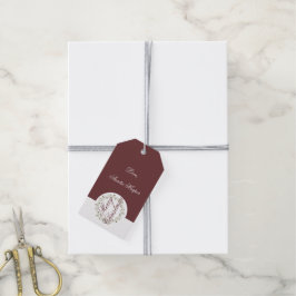 Frohe Weihnachten Aquarellkranz Weihnachten Geschenkanhänger