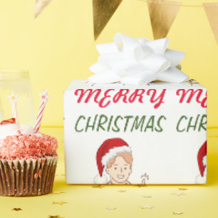 Frohe Weihnachten Arzt-Schätzungs-Feiertags-Design Geschenkpapier