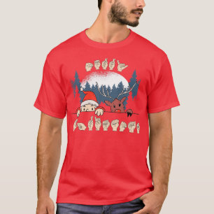 Frohe Weihnachten ASL 1 T-Shirt