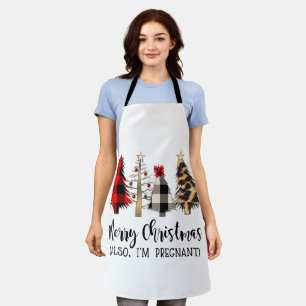 Frohe Weihnachten auch ich bin schwanger schwanger Schürze