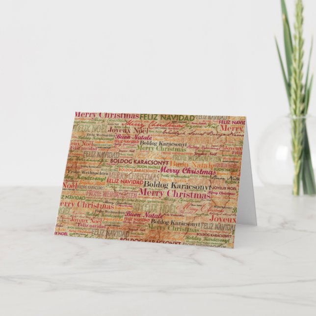 Frohe Weihnachten auf der ganzen Welt (Vorderseite)