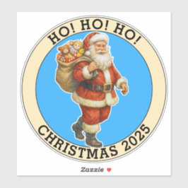 Frohe Weihnachten Aufkleber