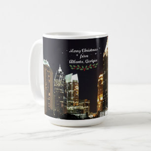 Frohe Weihnachten aus Atlanta, Georgien Kaffeetasse