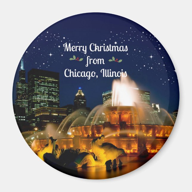 Frohe Weihnachten aus Chicago, Magnet (Vorne)