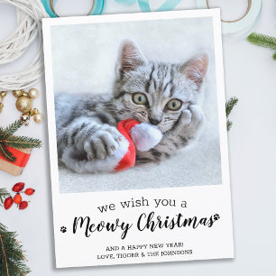Frohe Weihnachten aus dem Cat Modernes Foto für Ha