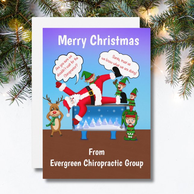 Frohe Weihnachten aus dem Chiropraktikerbüro Santa (Von Creator hochgeladen)