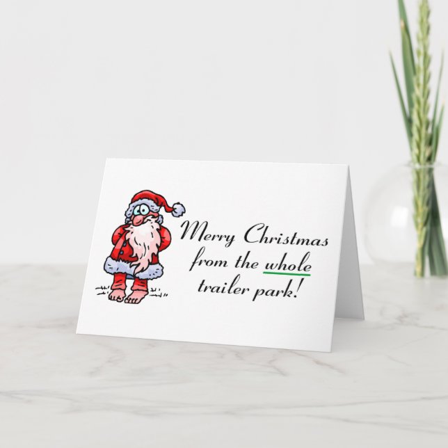 Frohe Weihnachten aus dem gesamten Trailer Park (Vorderseite)