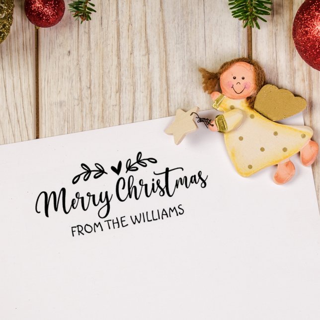 Frohe Weihnachten aus der (Brauch-)Familie, Gummistempel (Von Creator hochgeladen)