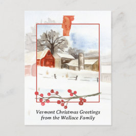 Frohe Weihnachten aus der Farm von Vermont Persona