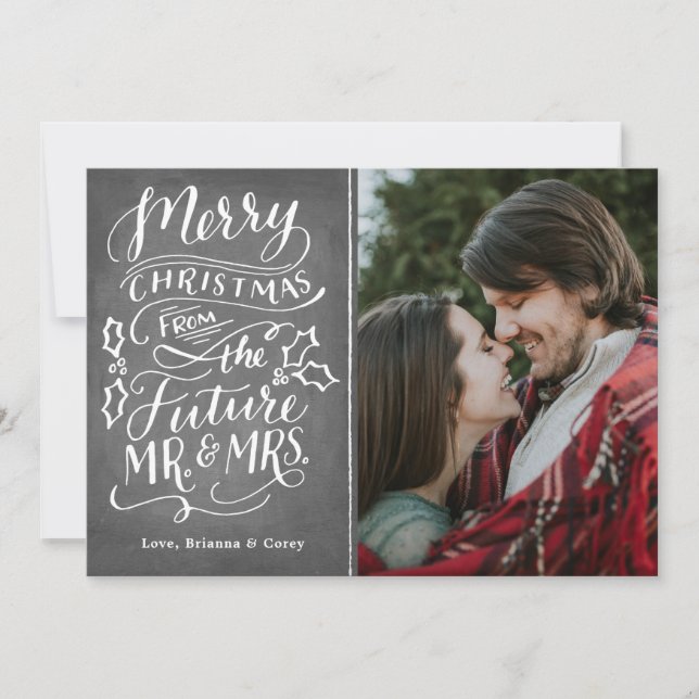 Frohe Weihnachten aus der Zukunft Mr. und Mrs. Fot (Vorderseite)