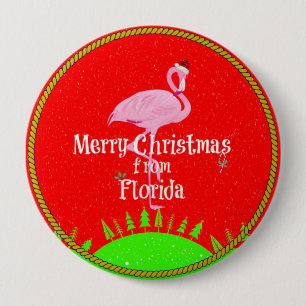 Frohe Weihnachten aus Florida, Button