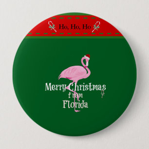 Frohe Weihnachten aus Florida Button