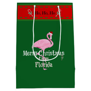 Frohe Weihnachten aus Florida Mittlere Geschenktüte