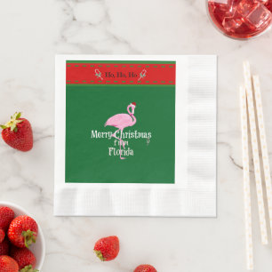 Frohe Weihnachten aus Florida Serviette