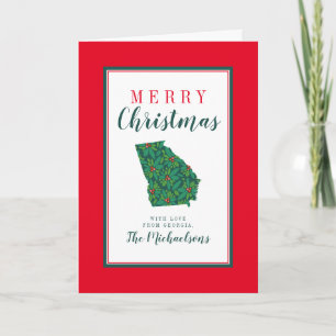 Frohe Weihnachten aus Georgien Karte