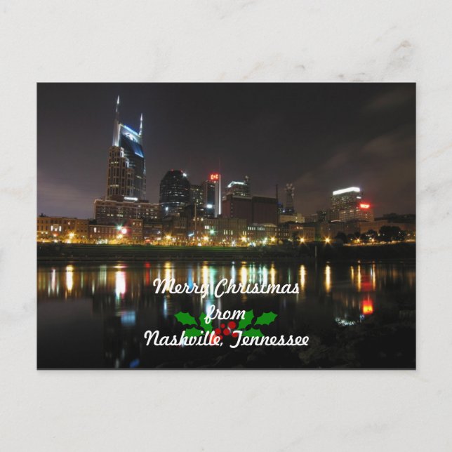 Frohe Weihnachten aus Nashville, Tennessee (Vorderseite)