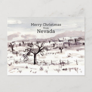 Frohe Weihnachten aus Nevada Joshua Tree Winter