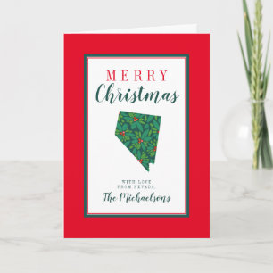Frohe Weihnachten aus Nevada Karte