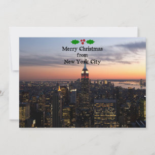 Frohe Weihnachten aus New York City